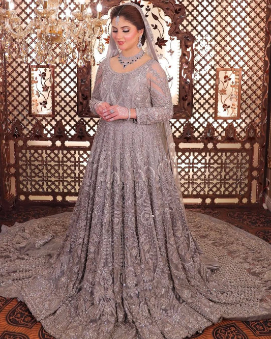 Silver Mist Bridal Maxi