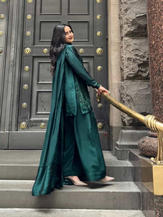 Emerald Elegance 3PC Suit