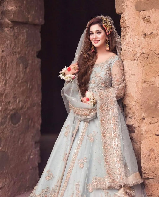 Celestial Mint Bridal Gown