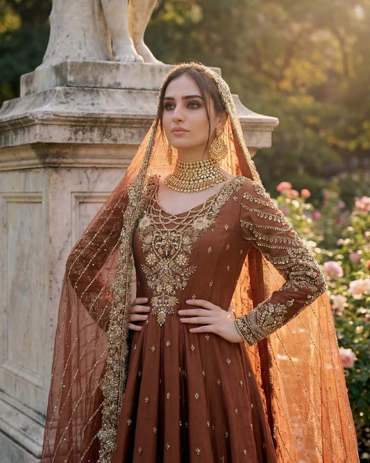 Rust Royale Bridal Ensemble