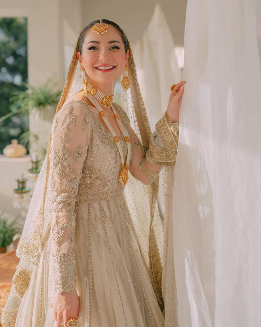 Champagne Gold Nikkah Bridal Set